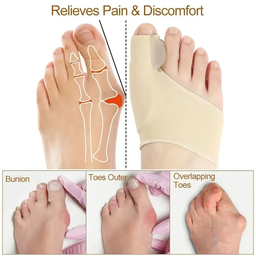 1/2 par separador de dedo do p - Ankle Brace Sock avaliação e preço