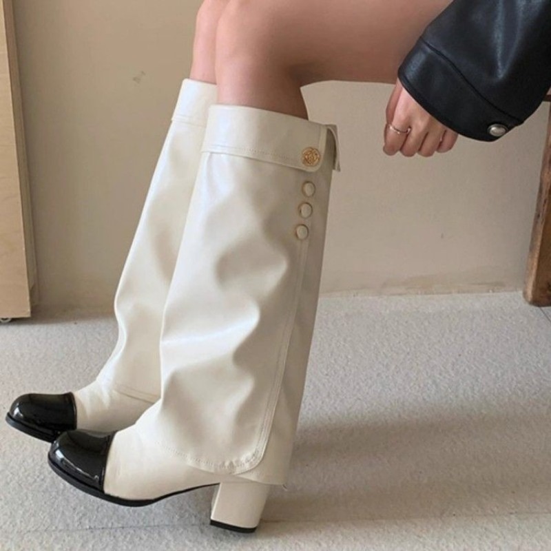 Botas Altas Elegantes em Preto - No Show Sock Women avaliação e preço