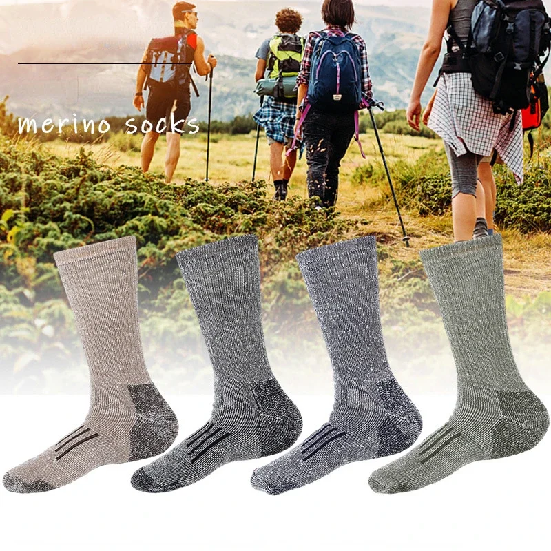 Meias de caminhada de lã merin - Thermal Sock Winter avaliação e preço