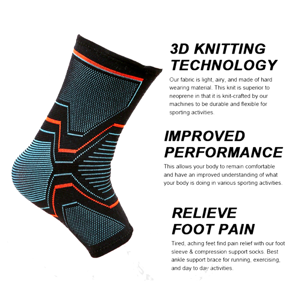 1 pçs tornozelo cinta manga de - Ankle Brace Sock avaliação e preço
