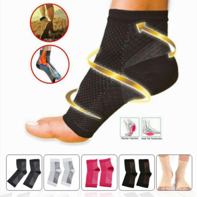 Pé anjo anti fadiga compressão - Ankle Brace Sock avaliação e preço