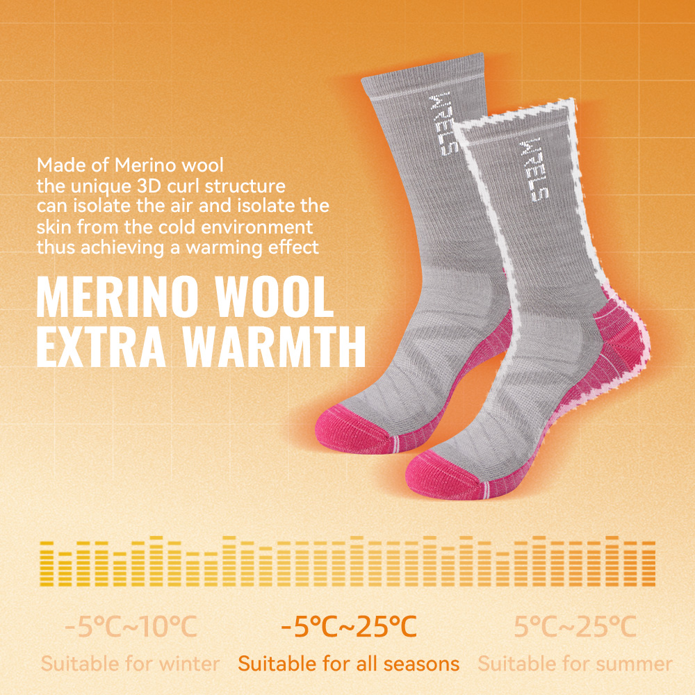 Wrels 1/2/3 meias de lã merino - Thermal Sock Winter avaliação e preço
